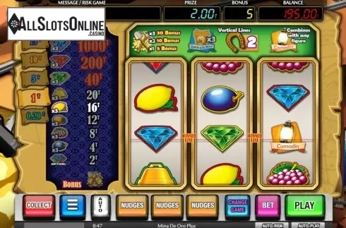 Win Screen. La Mina de Oro Plus from MGA