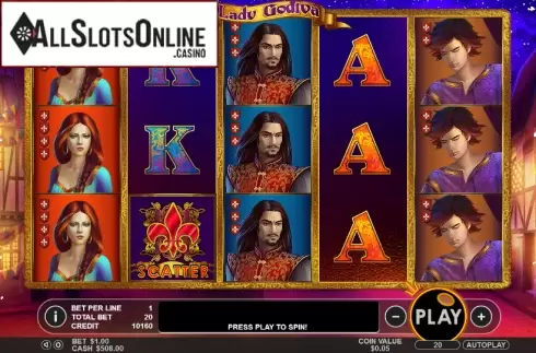 Reels. Lady Godiva (Pragmatic) from Pragmatic Play