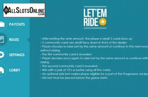 Rules 2. Let'em Ride (Woohoo) from Woohoo