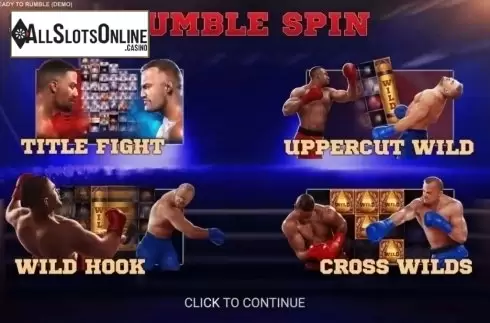 Start Screen. Let's Get Ready to Rumble from Relax Gaming