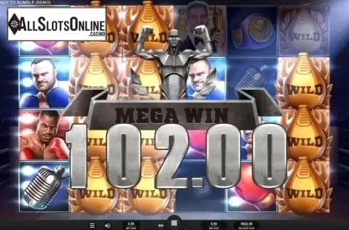 Win Screen 3. Let's Get Ready to Rumble from Relax Gaming
