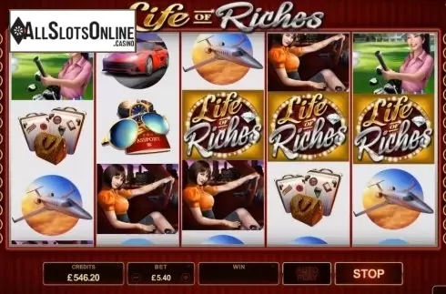 Reels. Life of Riches from Microgaming