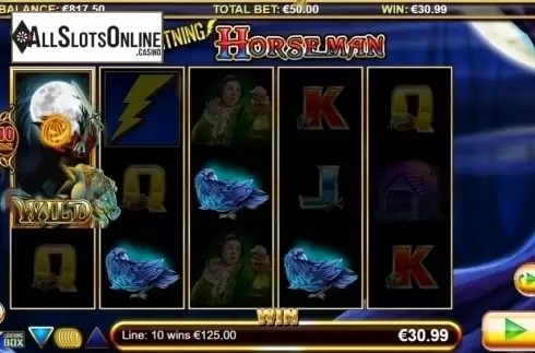Win Screen 2. Lightning Horseman from Lightning Box