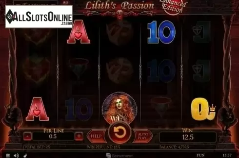 Win Screen. Lilith's Passion Enhanced Edition from Spinomenal