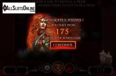 Bonus Game Win. Lilith's Passion Enhanced Edition from Spinomenal