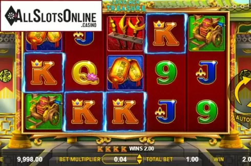 Win screen 1. Long Men Treasure from Aspect Gaming