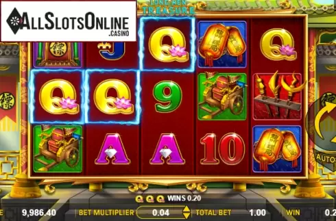 Win screen 3. Long Men Treasure from Aspect Gaming