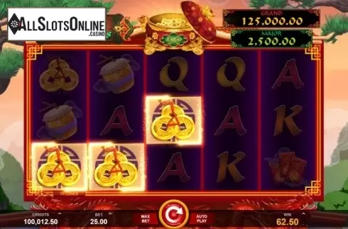 Win Screen 1. Long Mu Fortunes from Fortune Factory Studios