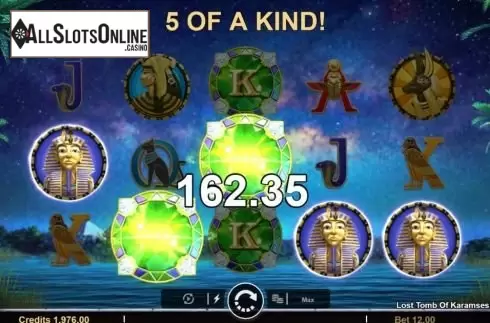 Win Screen 3. Lost Tomb of Karamses from Microgaming