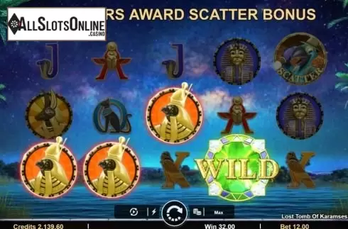 Win Screen 4. Lost Tomb of Karamses from Microgaming