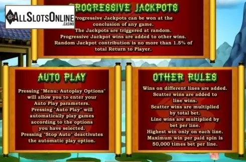 Rules. Lucky 8 (RTG) from RTG