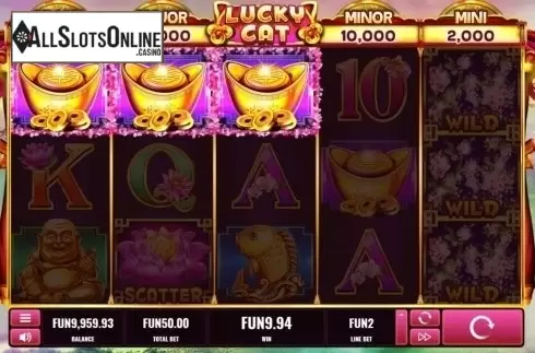 Win Screen 1. Lucky Cat (Platipus) from Platipus