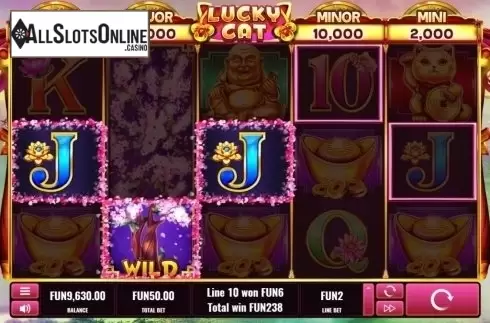 Win Screen 3. Lucky Cat (Platipus) from Platipus