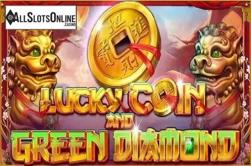 Lucky Coin and Green Diamond