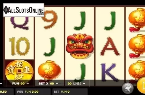 Reel screen. Lucky Lion (JDB168) from JDB168