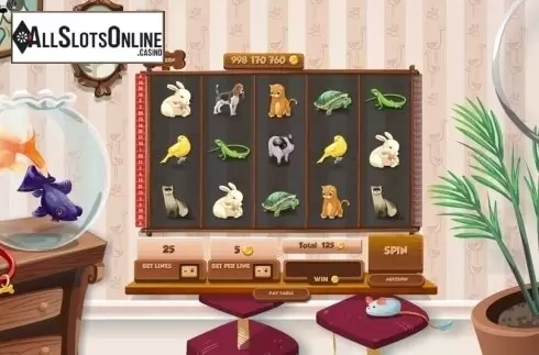 Game Workflow screen. Lucky Pets (Red Rake) from Red Rake
