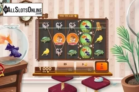 Win Screen. Lucky Pets (Red Rake) from Red Rake