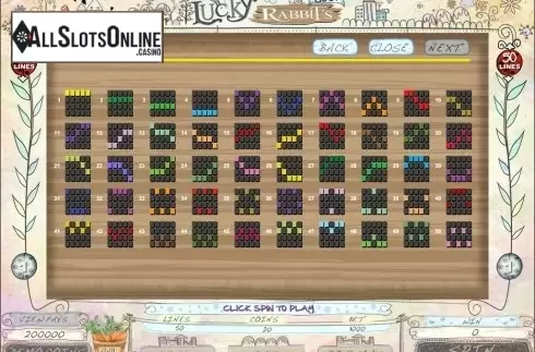 Screen5. Lucky Rabbits Loot from Microgaming