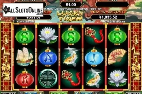 Start Screen. Lucky Tiger (Rocksalt Interactive) from Rocksalt Interactive