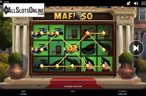 Win Screen 1. Mafioso (Spinmatic) from Spinmatic