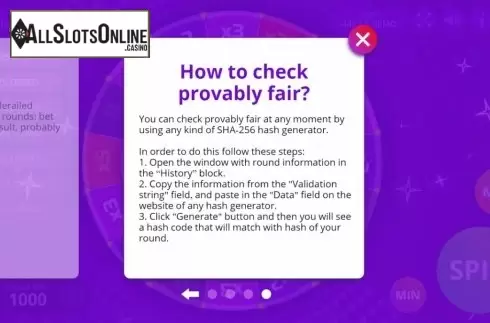 Info 4. Magic Wheel from Evoplay Entertainment