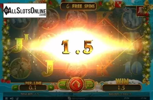 Free Spins 3. Majestic King Christmas Edition from Spinomenal