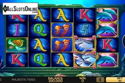 Reels screen. Majestic Sea 2 from High 5 Games