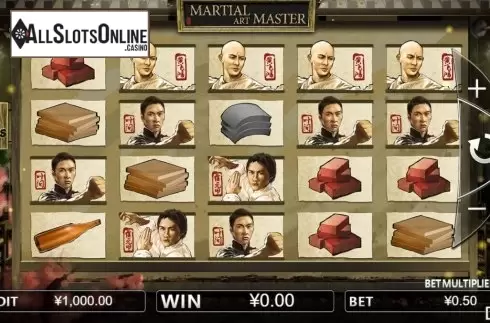 Reel screen. Martial Art Master from Iconic Gaming