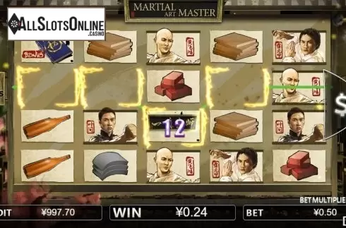 Win screen 2. Martial Art Master from Iconic Gaming