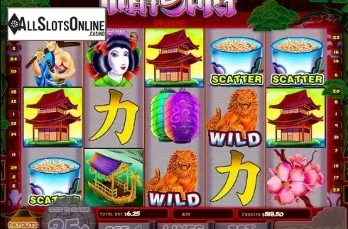 Scatter screen. Matsuri (MultiSlot) from MultiSlot