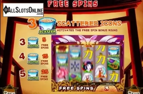Paytable 2. Matsuri (MultiSlot) from MultiSlot
