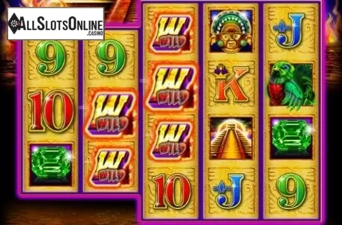 Wild Win screen. Mayan Gold (Ainsworth) from Ainsworth