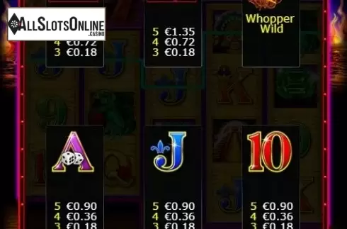 Paytable 2. Mayan Gold (Ainsworth) from Ainsworth