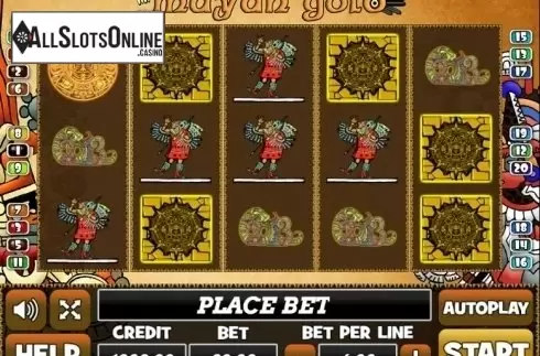 Reel Screen. Mayan Gold (PlayPearls) from PlayPearls