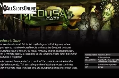 Guideline. Medusa's Gaze (Playtech) from Playtech