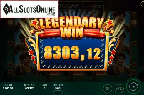 Win Screen 1. Meduza's Liar from Bally Wulff