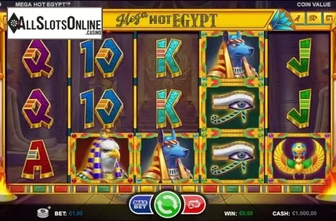 Reel Screen. Mega Hot Egypt from Betsson Group