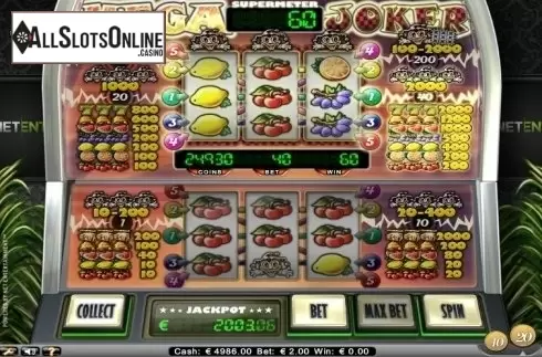 Win Screen 2. Mega Joker (NetEnt) from NetEnt