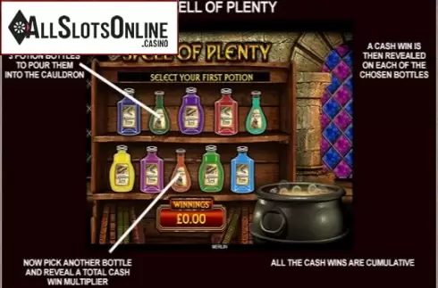 Paytable 5. Merlin (Inspired Gaming) from Inspired Gaming