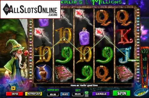 Win. Merlin's Millions Superbet from NextGen