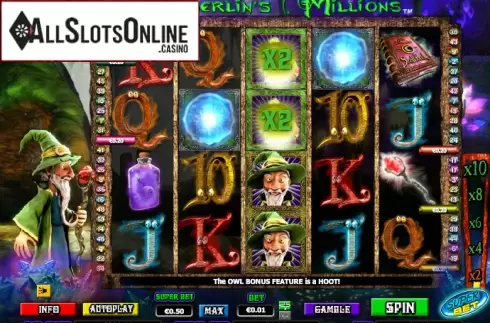 Wild. Merlin's Millions Superbet from NextGen