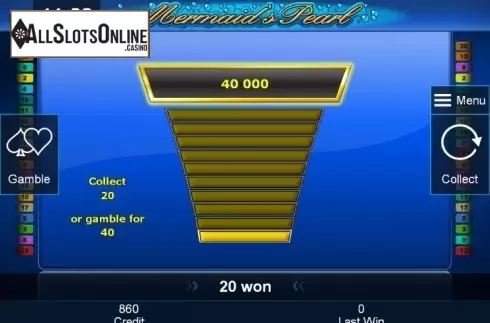 Double Up. Mermaid's Pearl (Novomatic) from Greentube