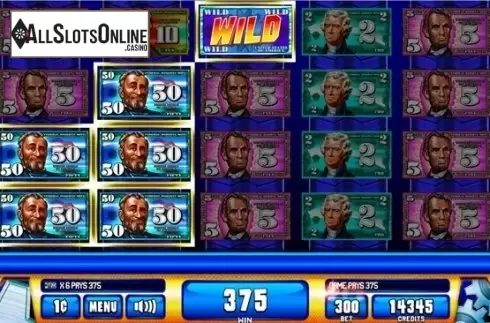 Win Screen 3. Money Roll Jackpot from Incredible Technologies