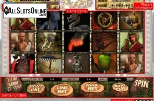Reel Screen. Monkey King (esball) from esball