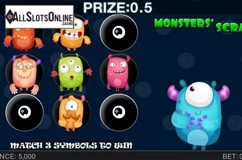 Game workflow . Monsters' Scratch from Spinomenal