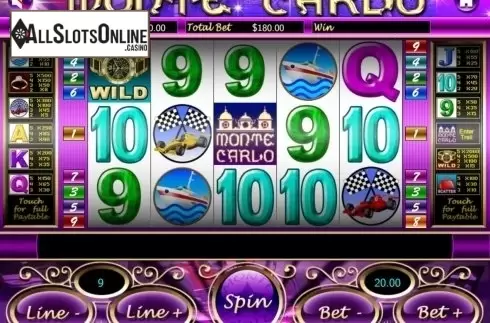 Win Screen 1. Monte Carlo (Slot Factory) from Slot Factory