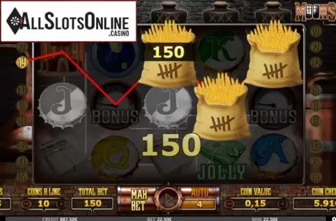 Win screen 1. Moonshine (Capecod Gaming) from Capecod Gaming
