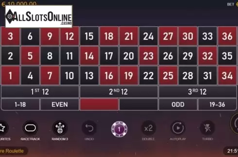 Game Screen 1. Multifire Roulette from Switch Studios