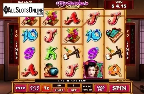 Win Screen. My Geisha's Secret from GMW