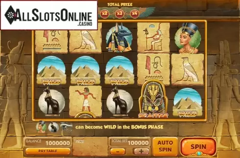 Game Workflow screen. Mysteries of Egypt from Red Rake